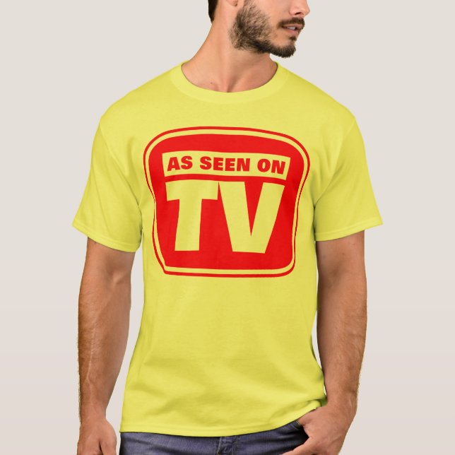 Camiseta Como se ve en la TV - Personalizado (Anverso)