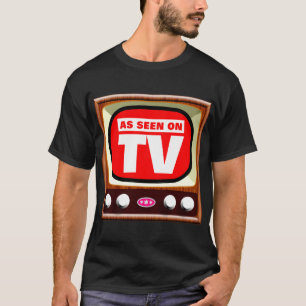Camiseta Como se ve en la TV - Retro TV - Personalizado