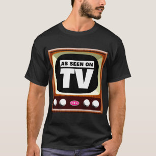 Camiseta Como se ve en la TV - Retro TV - Personalizado - P