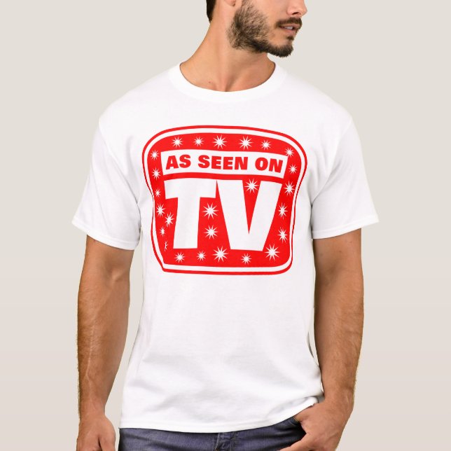 Camiseta Como se ve en televisión - CH 2 con estrellas de n (Anverso)