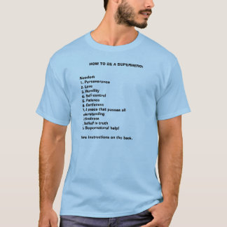 CAMISETA CÓMO SER UN SUPER HÉROE: