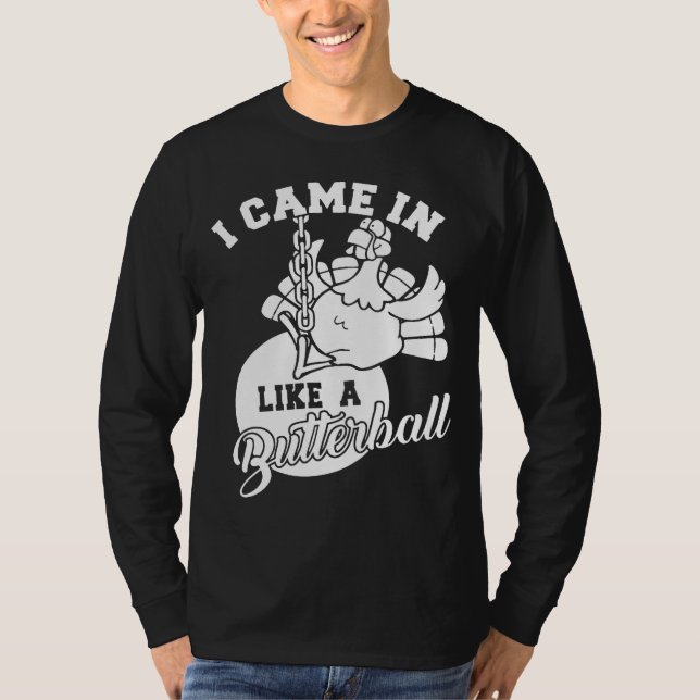 Camiseta Como Si Fuera Un Turco De Acción De Gracias De Mar (Anverso)