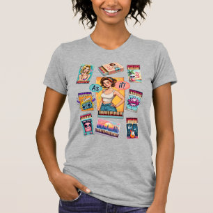 Camiseta Como si: Un 80 retro-inspirado