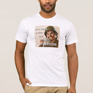 Camiseta Cómo sobre una taza caliente agradable de LIBERTA