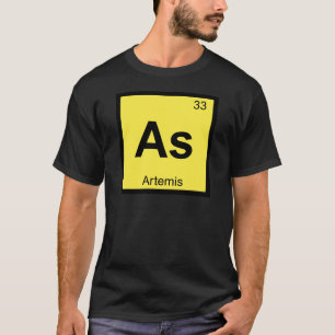 Camiseta Como - Tabla Periódica Química Artemisa Diosa