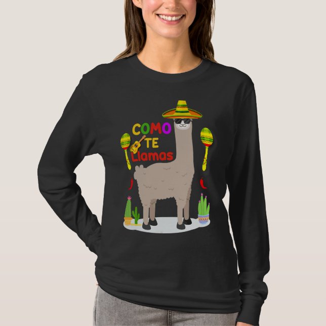 Camiseta Como te llamas cute cinco de mayo (Anverso)