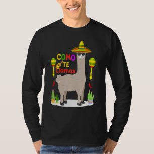 Camiseta Como te llamas Gorra mexicano feliz cinco de mayo