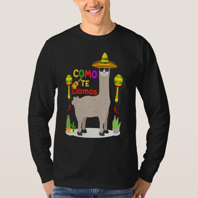 Camiseta Como te llamas Gorra mexicano feliz cinco de mayo (Anverso)