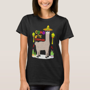 Camiseta Como te llamas Gorra mexicano feliz cinco de mayo