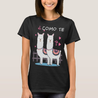 Camiseta Como te llamas gracioso Chiste español