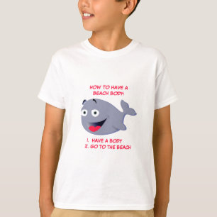 Camiseta Cómo tener un cuerpo de playa, verano divertido