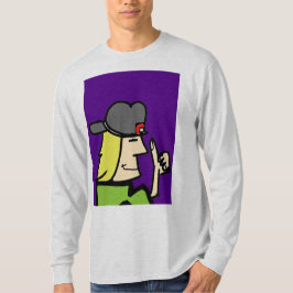 Camiseta como tipo caricatura tipo sudadera