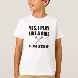 Camiseta Como un chica LaCrosse