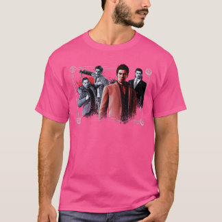 Camiseta Como un grupo de Yakuza de Dragon retro