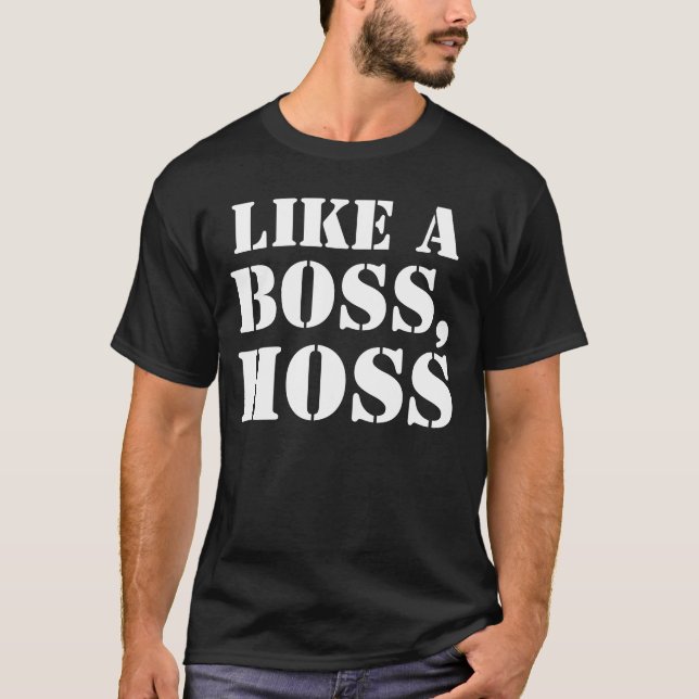 Camiseta Como un JEFE (Anverso)