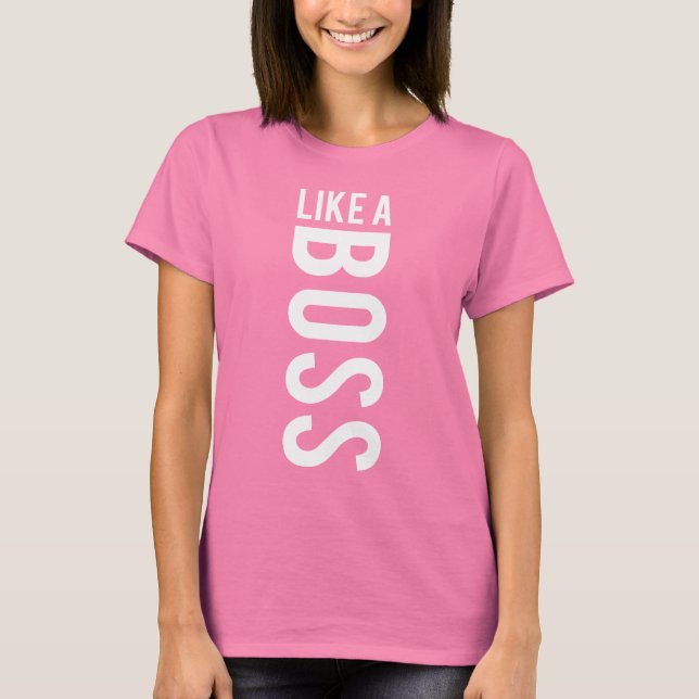 CAMISETA COMO UN JEFE (Anverso)