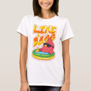 Camiseta Como un jefe divertido gafas de sol de pájaro pisc