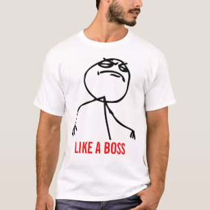 Camiseta Como un jefe meme