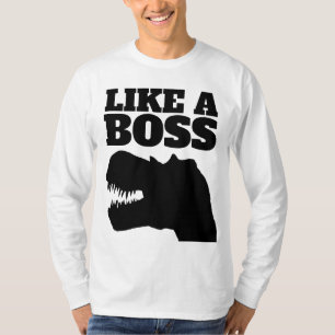 Camiseta COMO UN JEFE T-REX dinosaur T-SHIRTS