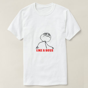 Camiseta Como un meme de jefe