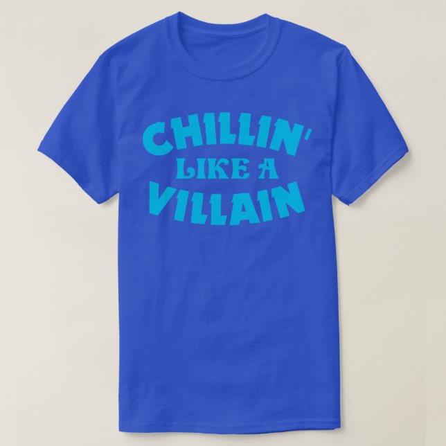 Camiseta como un villano (Diseño del anverso)