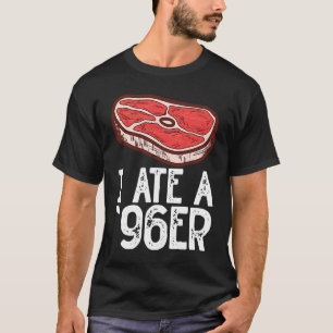 Camiseta Como una carne de vaca a la parrilla cruda filete 