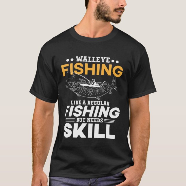 Camiseta Como una pesca regular pero requiere habilidad Wal (Anverso)