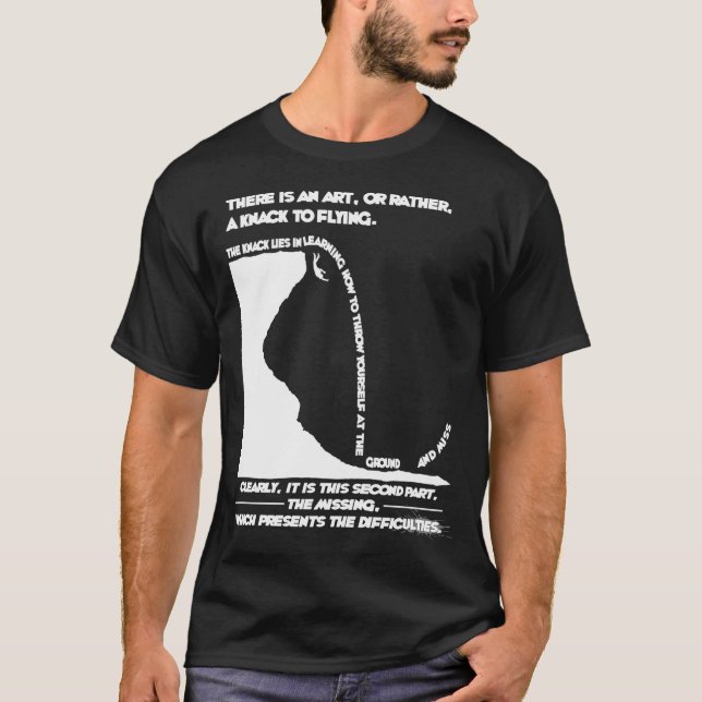 Camiseta Cómo Volar (blanco) (Anverso)