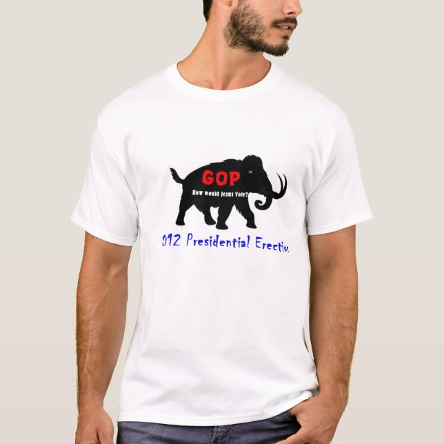 Camiseta Cómo voto de Jesús (Anverso)