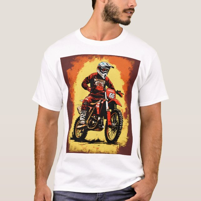 Camiseta Cómoda para viajes en bicicleta, disponible en var (Anverso)
