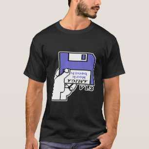 Camiseta Comodoro de juegos de video retro Amiga Insertar