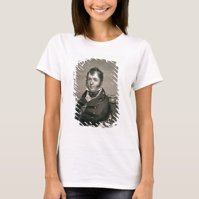 Camiseta Comodoro Oliver Hazard Perry (1785-1819), engrave (Anverso)