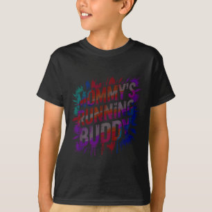 Camiseta Compañera de carrera divertida mamá media maratón