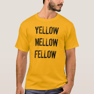 Camiseta "compañera" suave amarilla