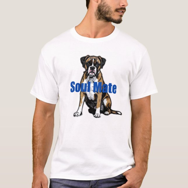 Camiseta Compañero de alma de Boxer (Anverso)