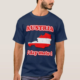 Camiseta ¡Compañero de Austria - de G'day!