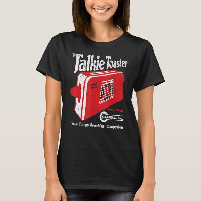 Camiseta Compañero de desayuno de tostadora de tayikos de v (Anverso)