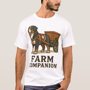 Camiseta Compañero de granja laboral perro de montaña berné