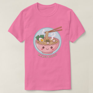 Camiseta Compañero de Ramen Kawaii
