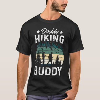 Camiseta Compañero de senderismo papá montaña camping sende