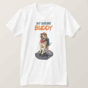 Camiseta Compañero de sendero: aventura de labrador en send
