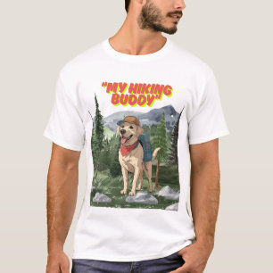 Camiseta Compañero de sendero: aventura de labrador en send