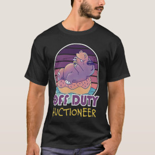 Camiseta Compañero de trabajo subastador fuera de servicio