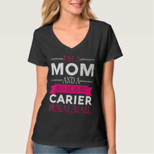 Camiseta Compañero de transporte rural Mamá Correo Trabajad
