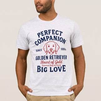Camiseta Compañero Definitivo del Golden Retriever