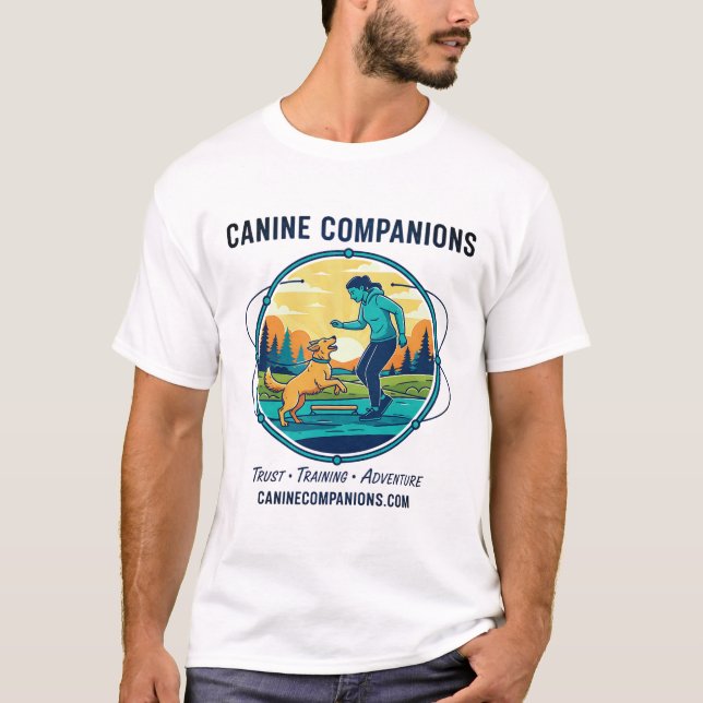 Camiseta Compañeros caninos Adventure Dog Lover T-Shirt (Anverso)