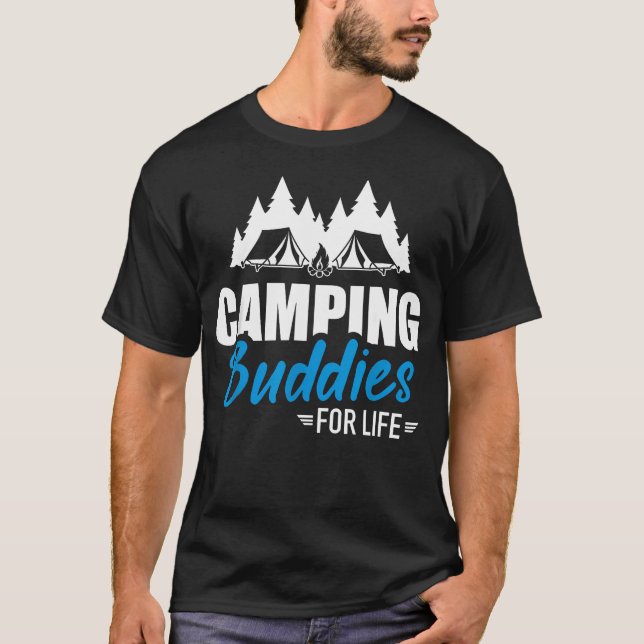 Camiseta Compañeros de Acampada Para (Anverso)