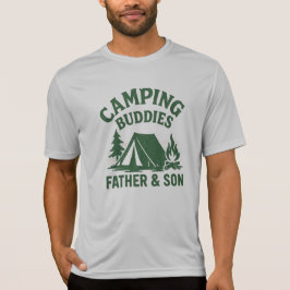 Camiseta Compañeros de Camping Aventura al Aire Libre Padre