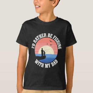 Camiseta Compañeros de pesca Papá Padre Hija Pescador Hija
