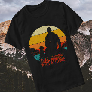 Camiseta Compañeros de sendero con actitud Perro de excursi